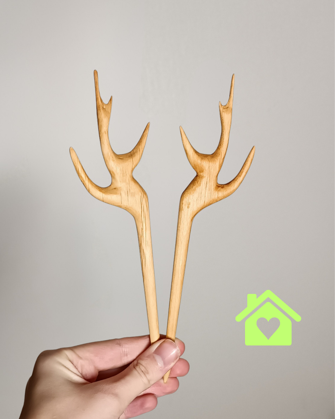 Deer antlers hairpins