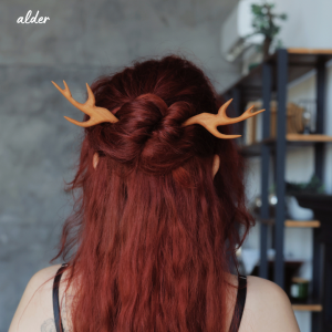 Deer antlers hairpins